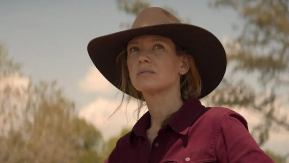 A atriz Anna Torv, destaque da série "Territory"