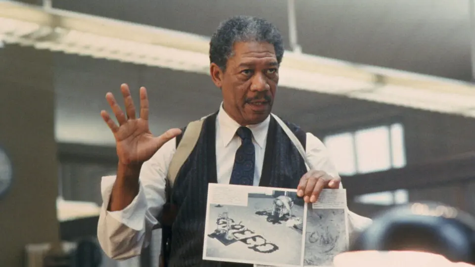 Em "Se7en", Freeman faz detetive que tem de investigar a morte de um obeso