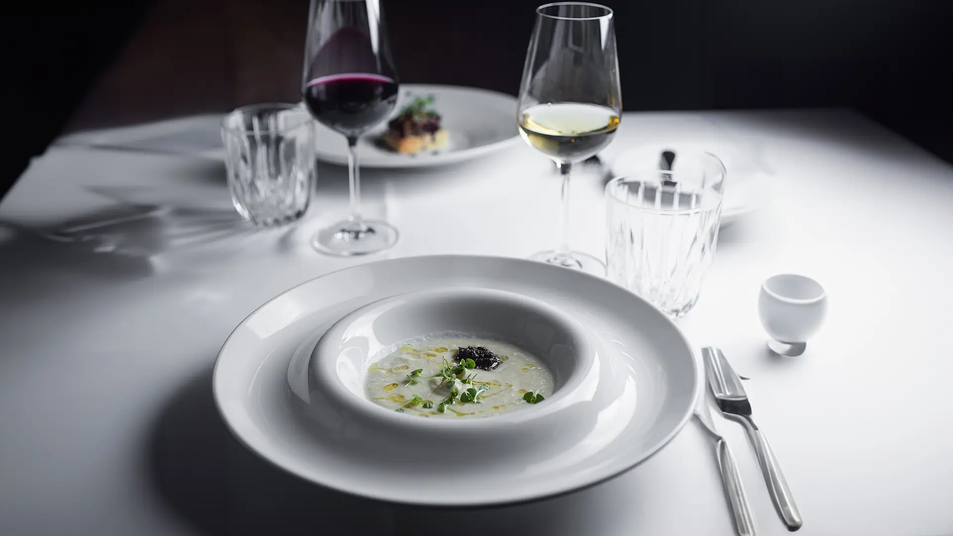 Creme de couve-flor trufado 