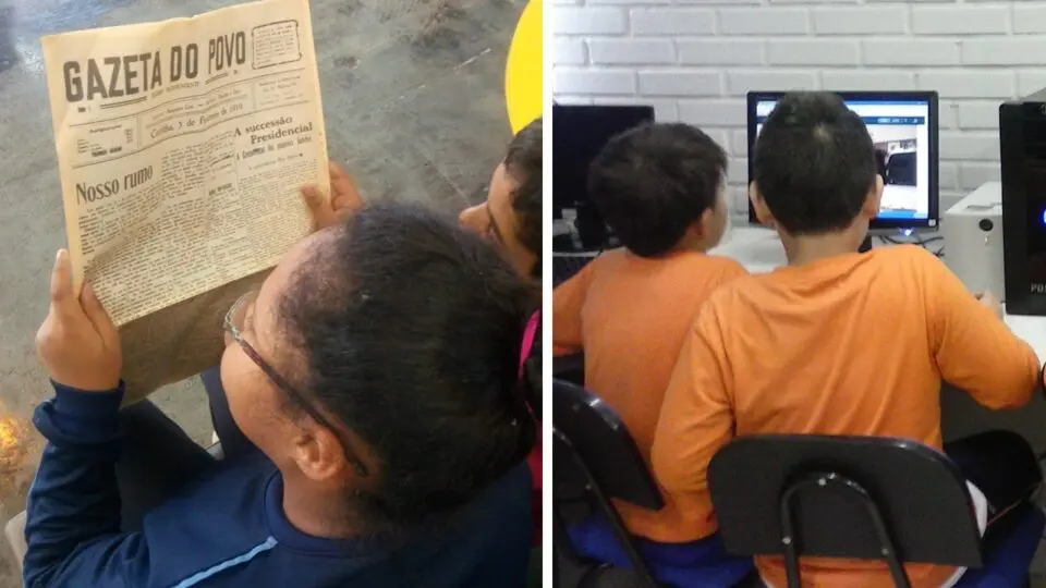 A iniciativa foi lançada em 1999 com o jornal impresso da Gazeta do Povo nas escolas de Curitiba, e hoje atende online quase 850 municípios de todo o Brasil