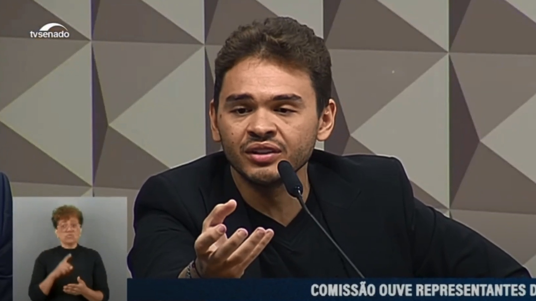 Empresário afirmou à CPI das Bets que contrato é apenas como &#8220;agregador do site&#8221;, mas sem saber quem é o representante legal.