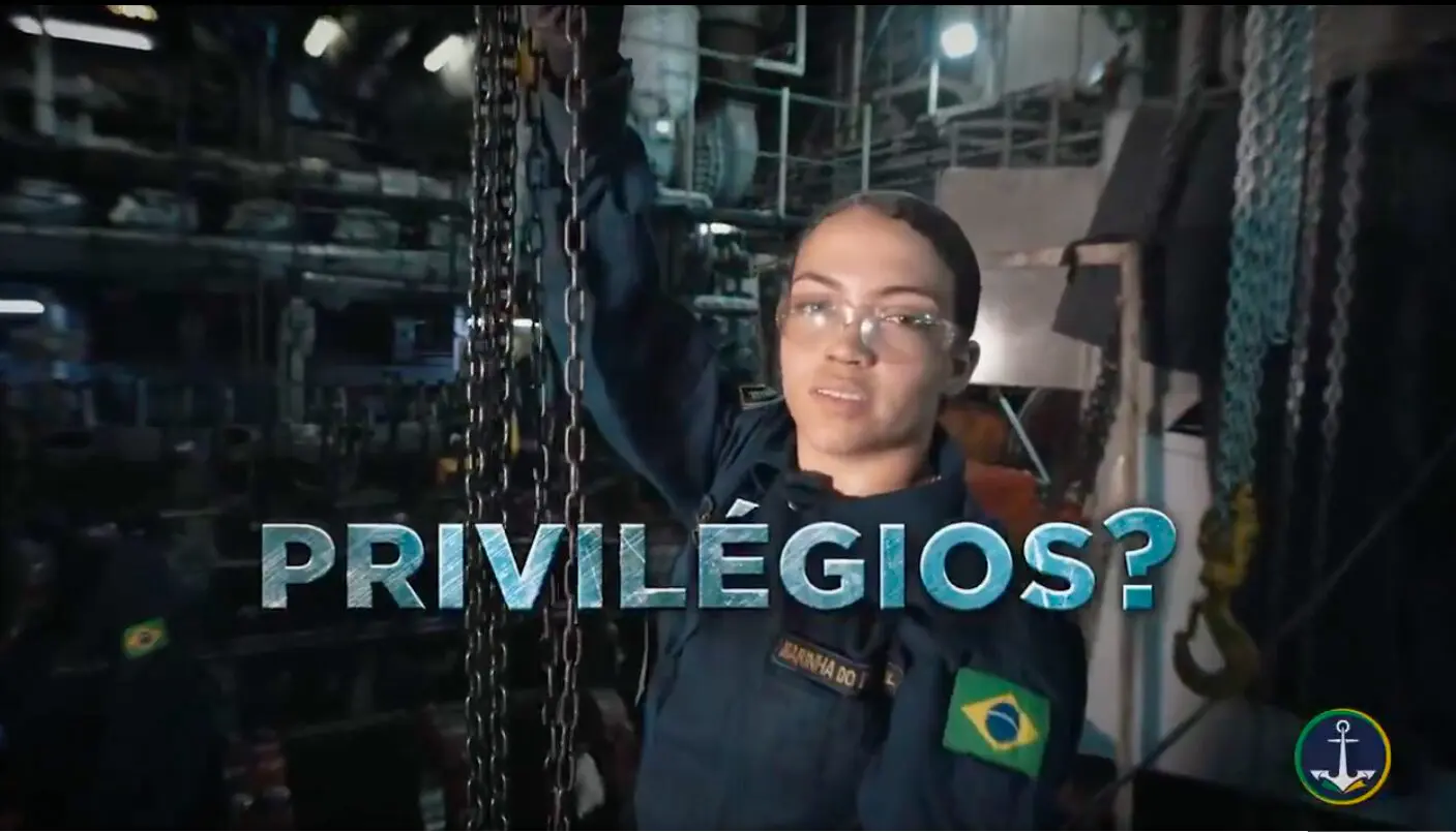 Vídeo da Marinha em homenagem ao dia do marinheiro que questiona privilégios dos oficiais da Força