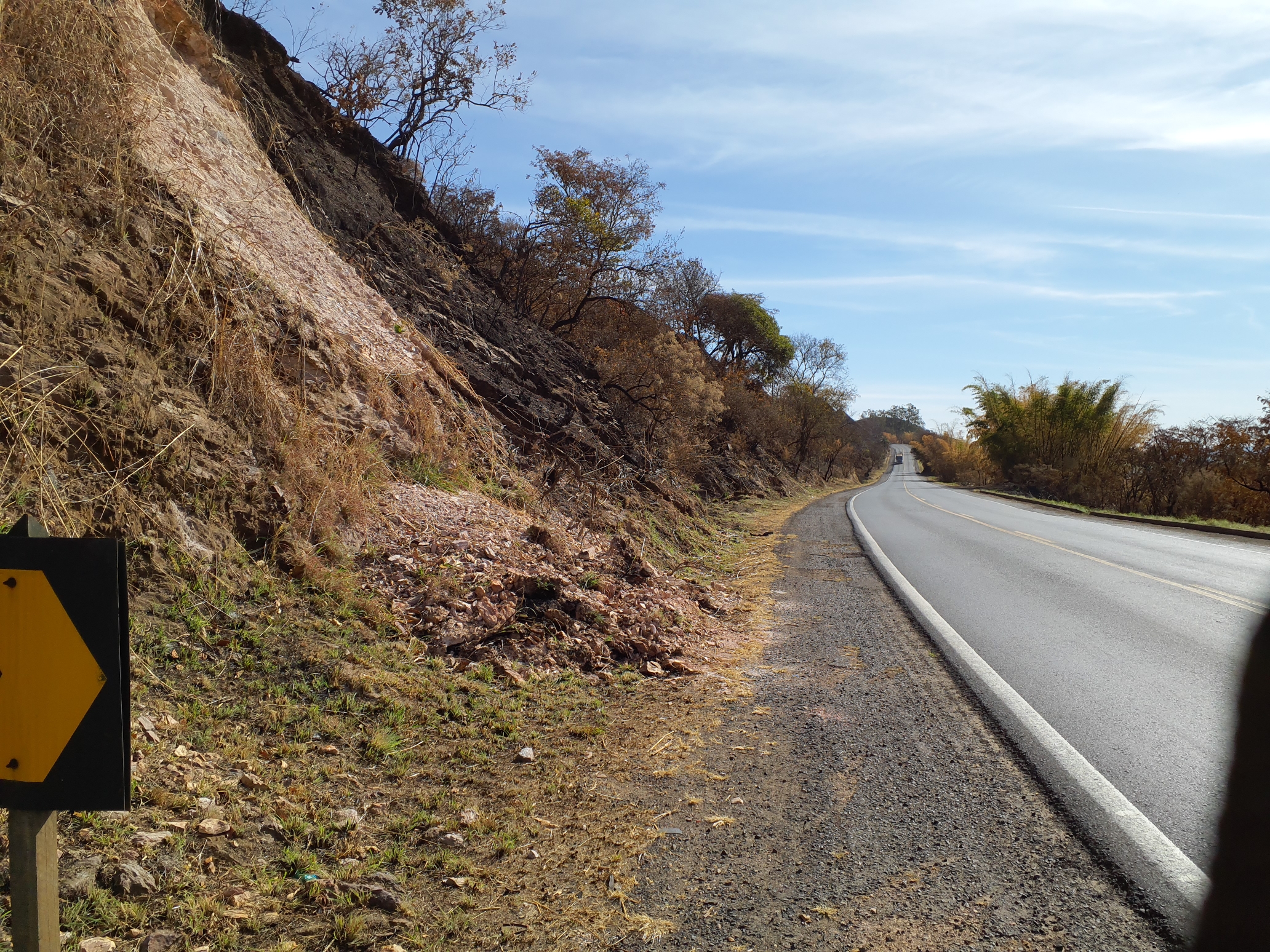 Trecho da BR-262 em Araxá (MG). A rodovia foi leiloada em outubro, após 20 anos de espera.