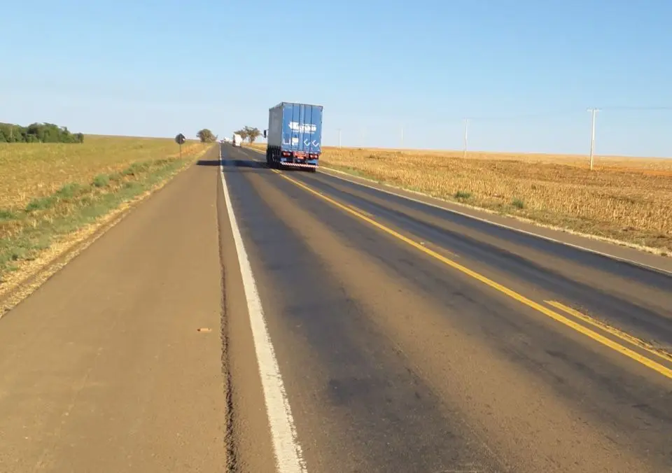 BR-364 que liga os municípios de Jataí e Uberlândia está entre as melhores rodovias do estado.