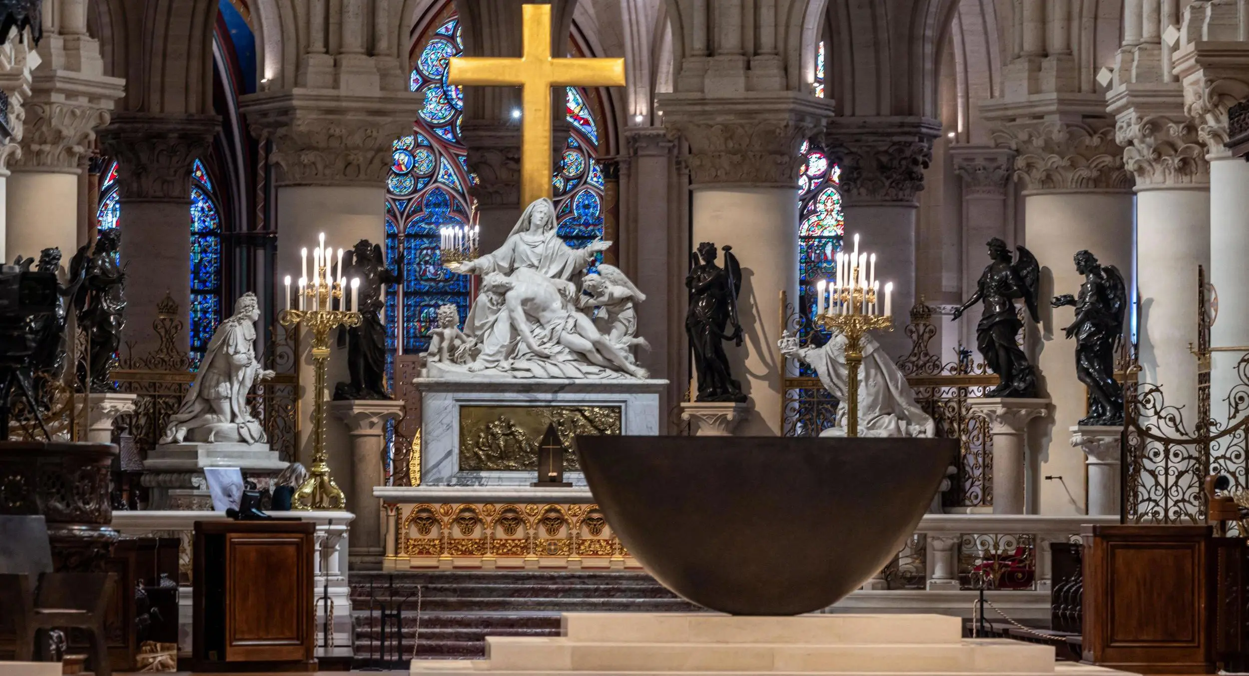 Altar da catedral de Notre Dame