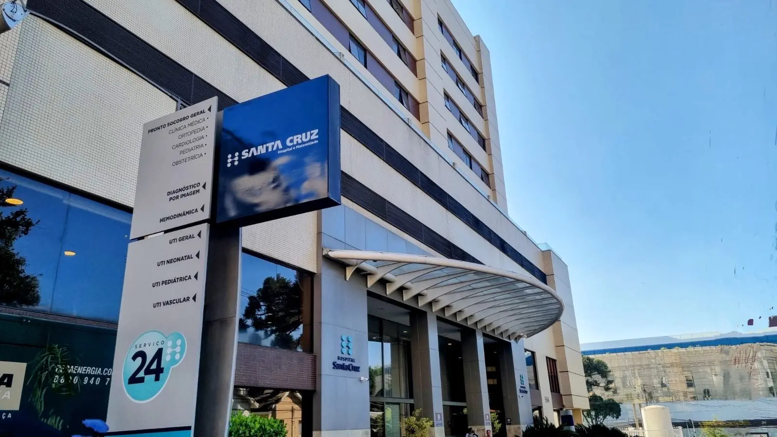 O Hospital Santa Cruz, em Curitiba, faz parte da RedeD’Or.