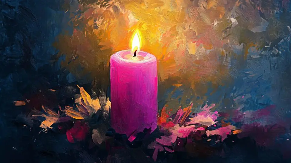 vela rosa advento