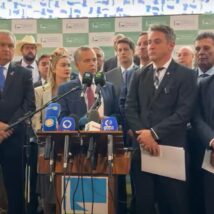 A oposição organizou uma coletiva de imprensa para fazer um balanço dos principais acontecimentos políticos de 2024 oposição, deputados, senadores, governo, Lula, Bolsonaro, STF, censura, perseguição