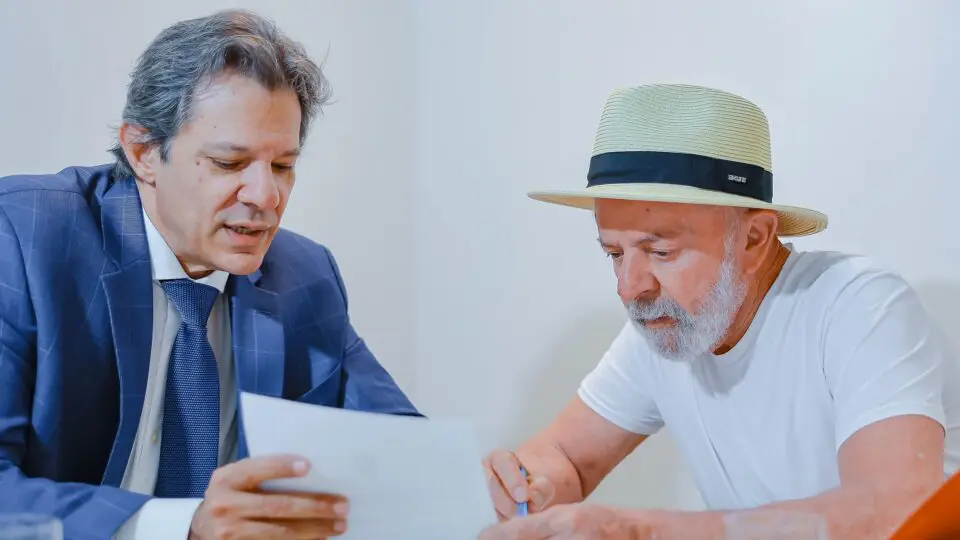 Lula e Fernando Haddad