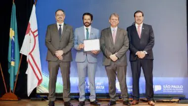 O prefeito reeleito Ricardo Nunes (MDB) e os vereadores de São Paulo são diplomados pelo TRE-SP