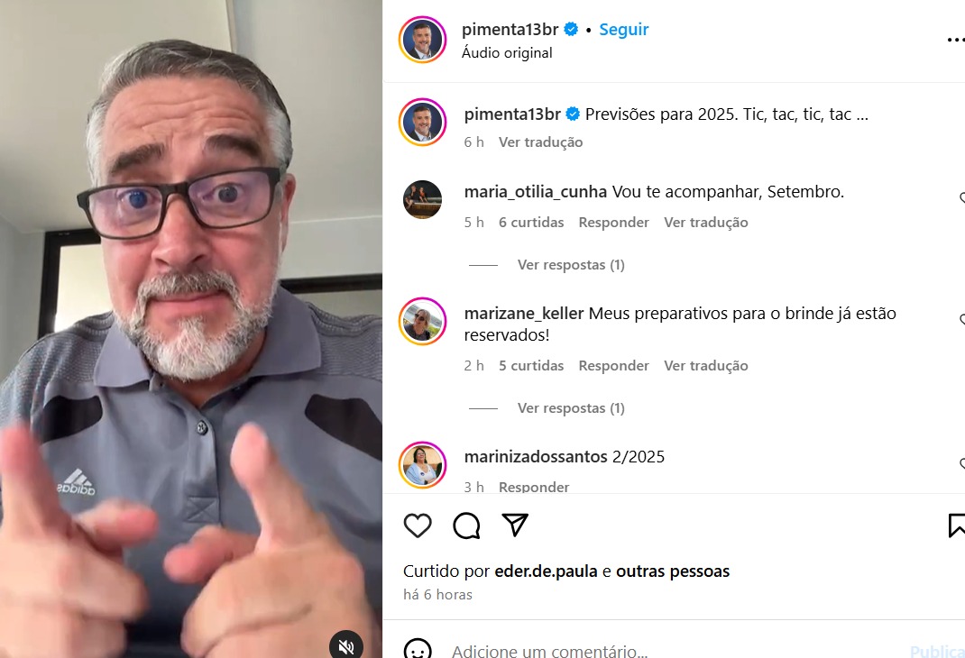 Paulo Pimenta, ministro da Secom, prevê prisão de Bolsonaro para setembro nas redes sociais.
