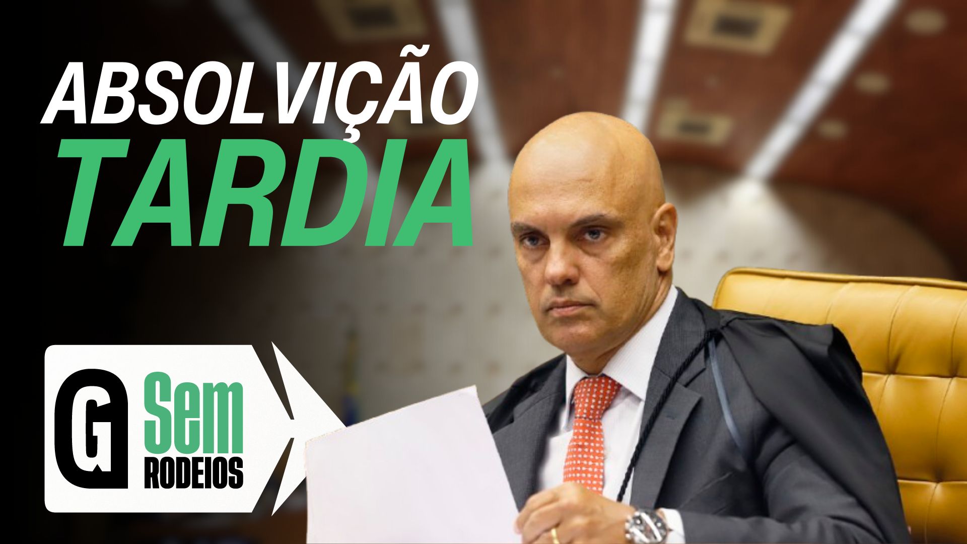 O Sem Rodeios desta terça-feira (7) analisa a decisão do Ministro Alexandre de Moraes que soltou um morador de rua preso pelos atos de 8/1.