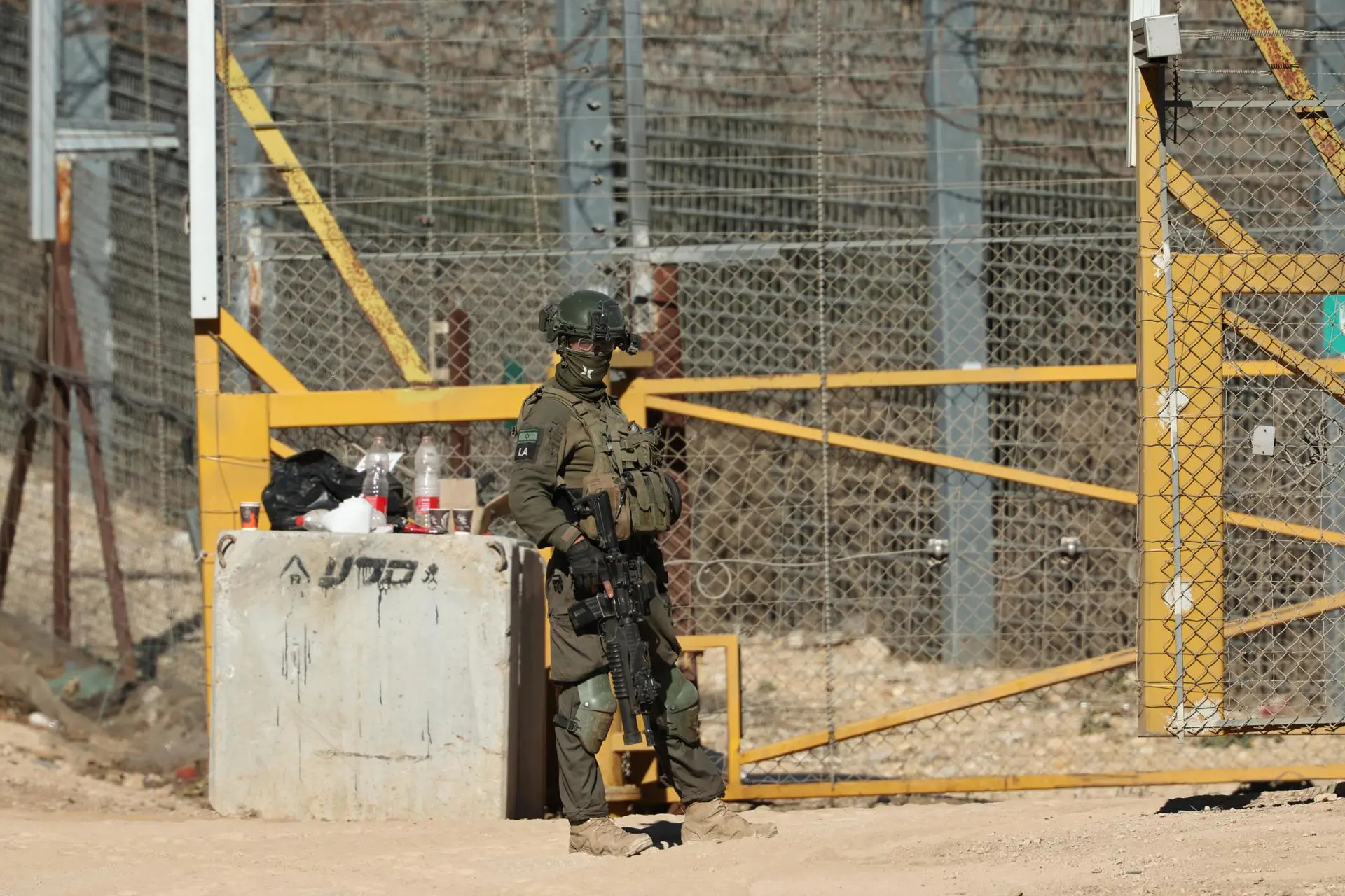 Militar de Israel não identificado em operação nas colinas de Golã