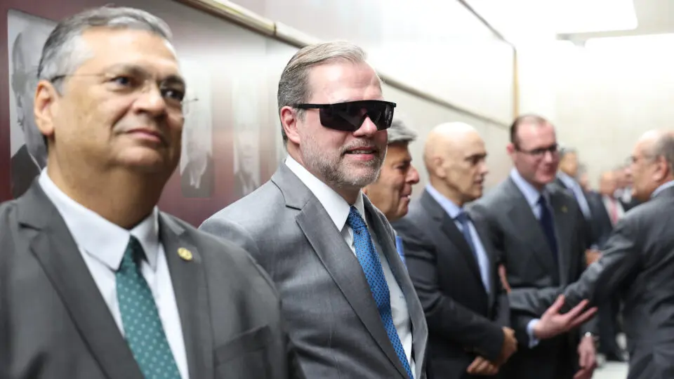 Flávio Dino, Dias Toffoli, Luiz Fux, Alexandre de Moraes, Cristiano Zanin e Gilmar Mendes no STF