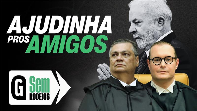 O Sem Rodeios desta quinta-feira (9) vai falar sobre a regra do STF que prejudica Nunes Marques e Mendonça e favorece Dino e Zanin.