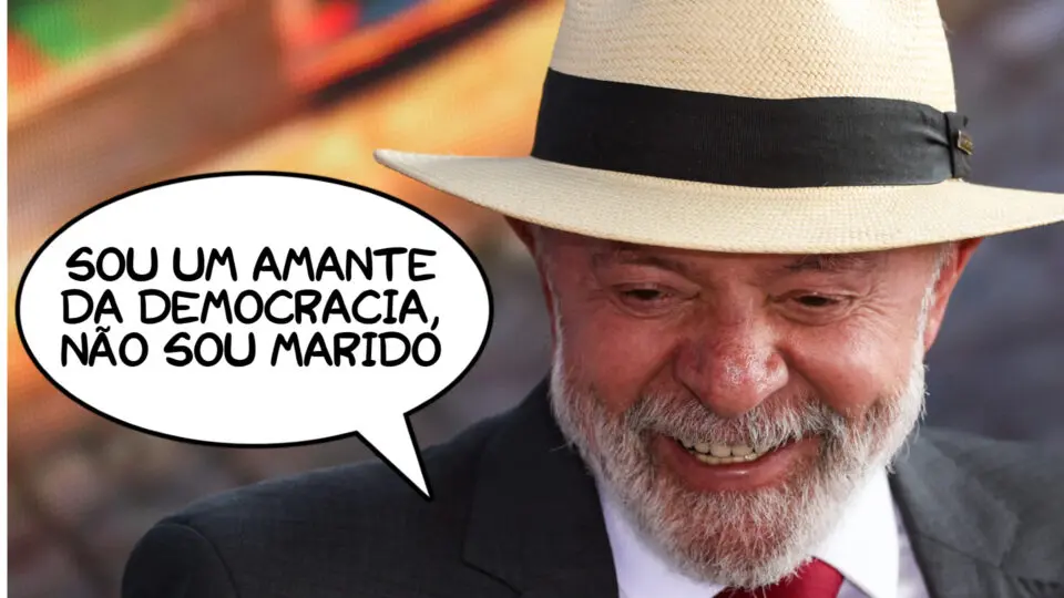 Lula: Sou um amante da democracia, não sou marido
