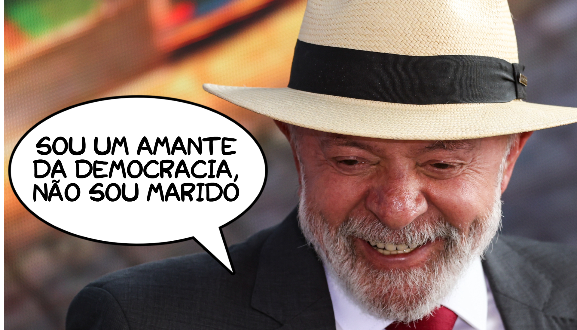 Lula: Sou um amante da democracia, não sou marido
