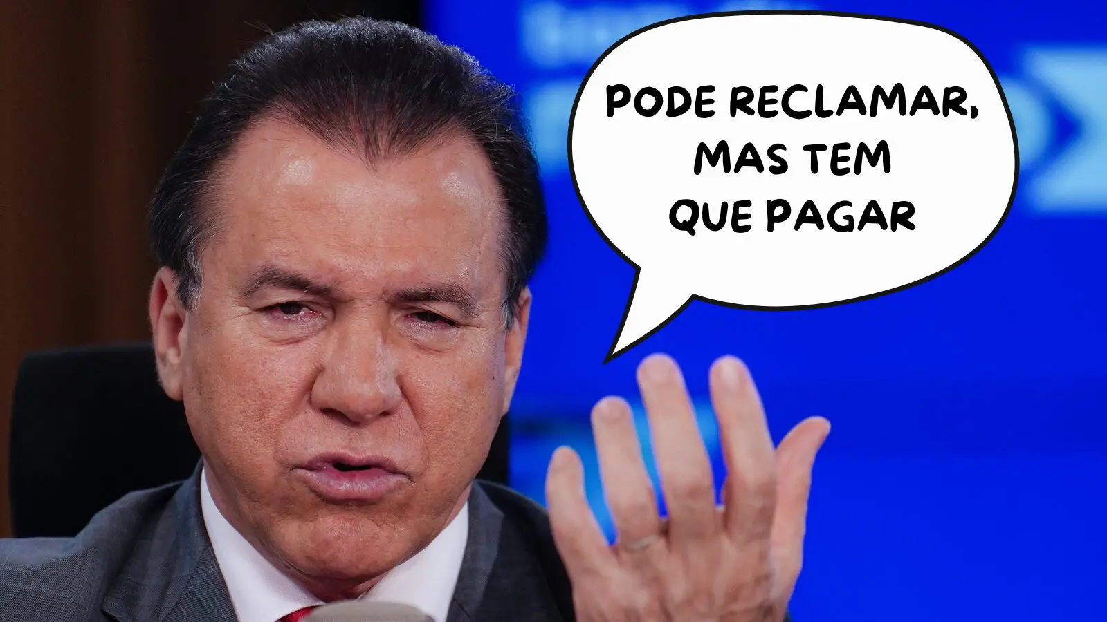 Ministro Luiz Marinho: "Pode reclamar, mas tem que pagar"