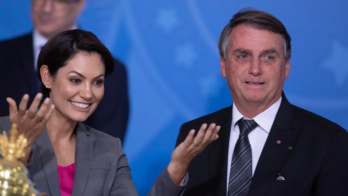 Michelle e Bolsonaro