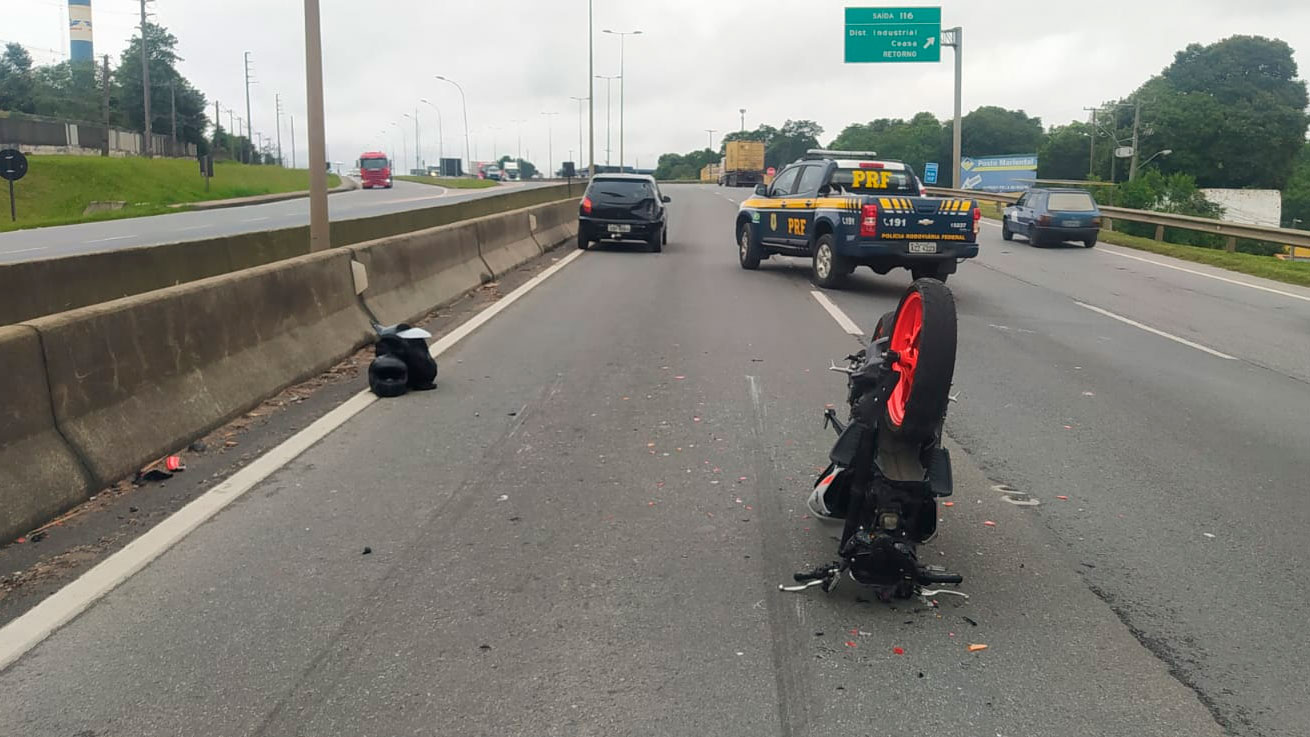 A maior parte das colisões registradas pela PRF em 2024 ocorreram em trechos de pista reta.