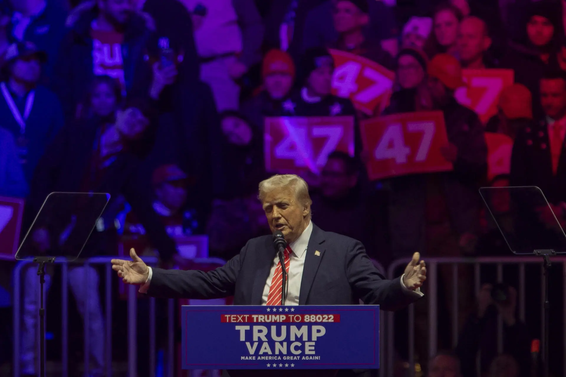 Trump - Discurso - Estados Unidos - Comício