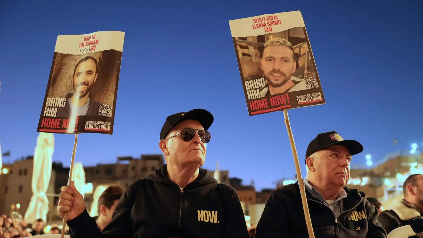 Israelenses pedem libertação de reféns em dezembro de 2024, antes do acordo com o Hamas.