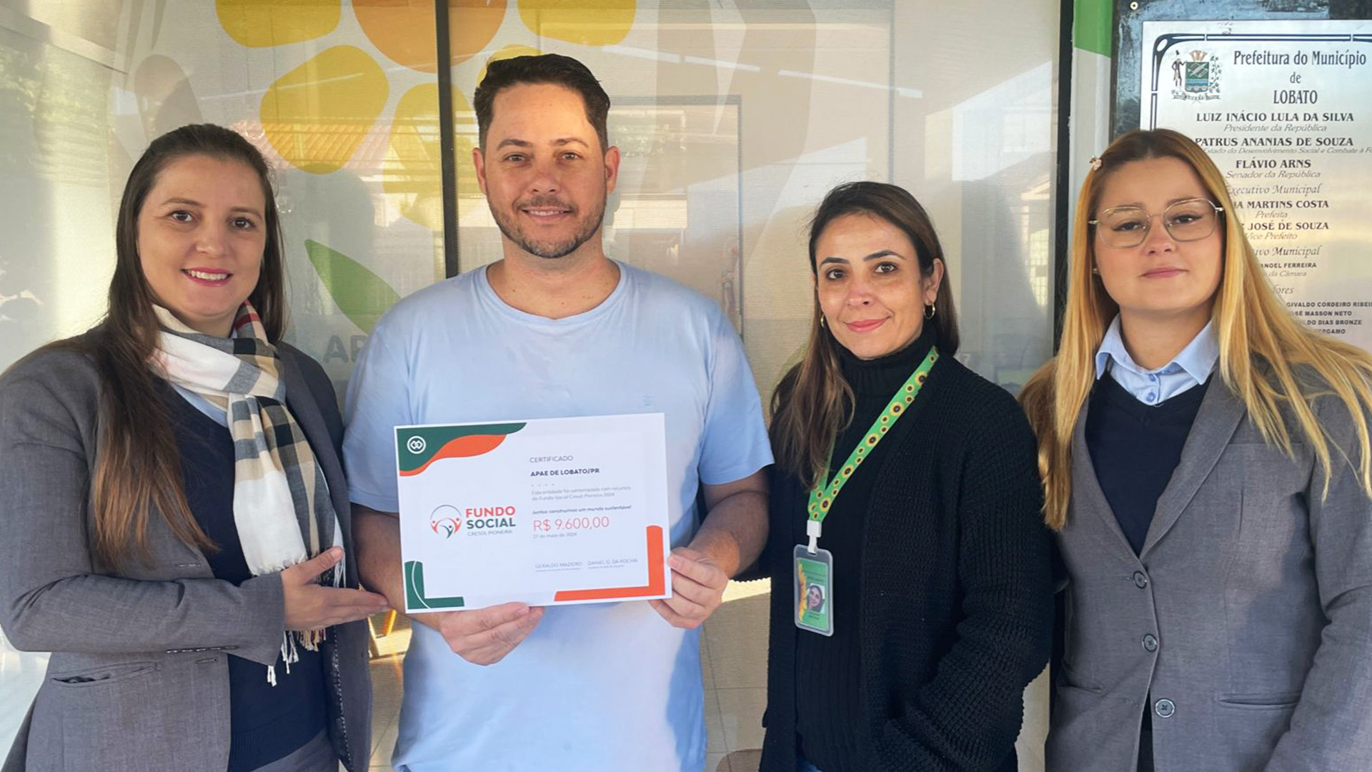 Com o Fundo Social da Cresol Pioneira, foram adquiridos equipamentos como ar-condicionado, freezer, micro-ondas e uma máquina de costura através do projeto “Equipar para melhor atender”.