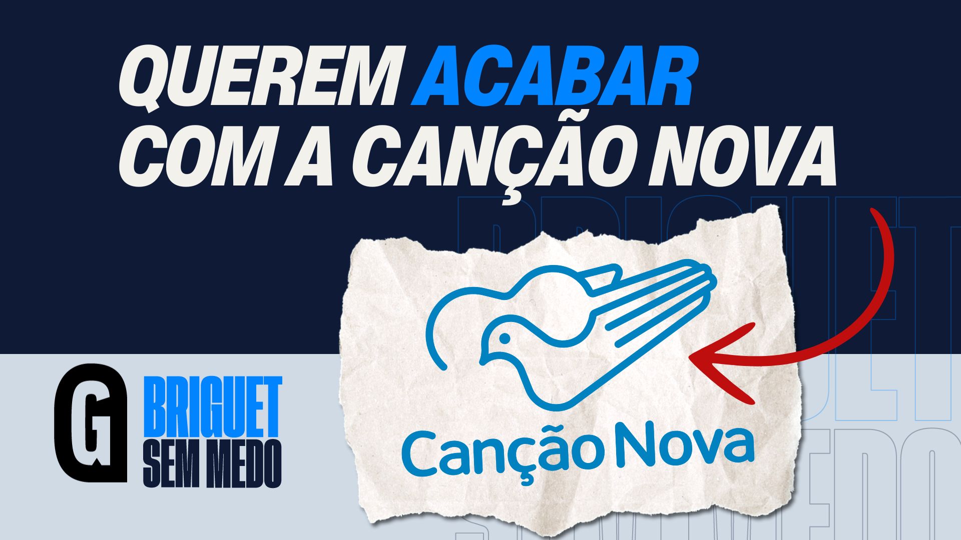 O Briguet Sem Medo desta quinta-feira (30) vai tratar da possibilidade de laicização da comunidade Canção Nova.