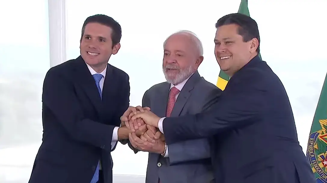 Lula, Motta e Alcolumbre