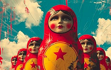 Arte da nova edição brasileira de &#8220;Nós&#8221;: crítica a sistemas opressores e a supressão da individualidade em nome de um suposto bem coletivo.