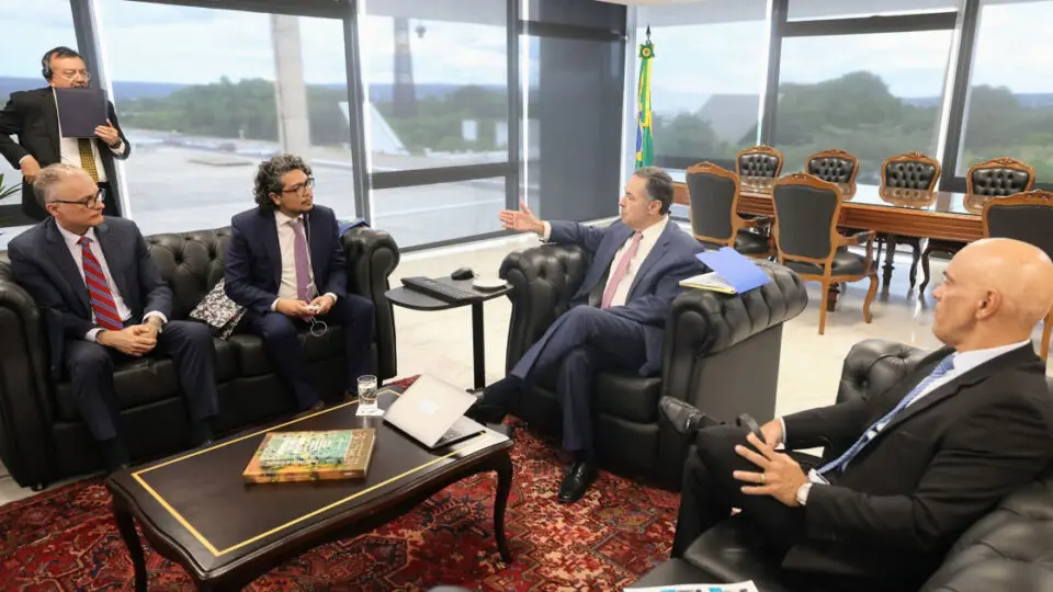 Ministros do STF em reunião sobre liberdade de expressão com representantes da CIDH