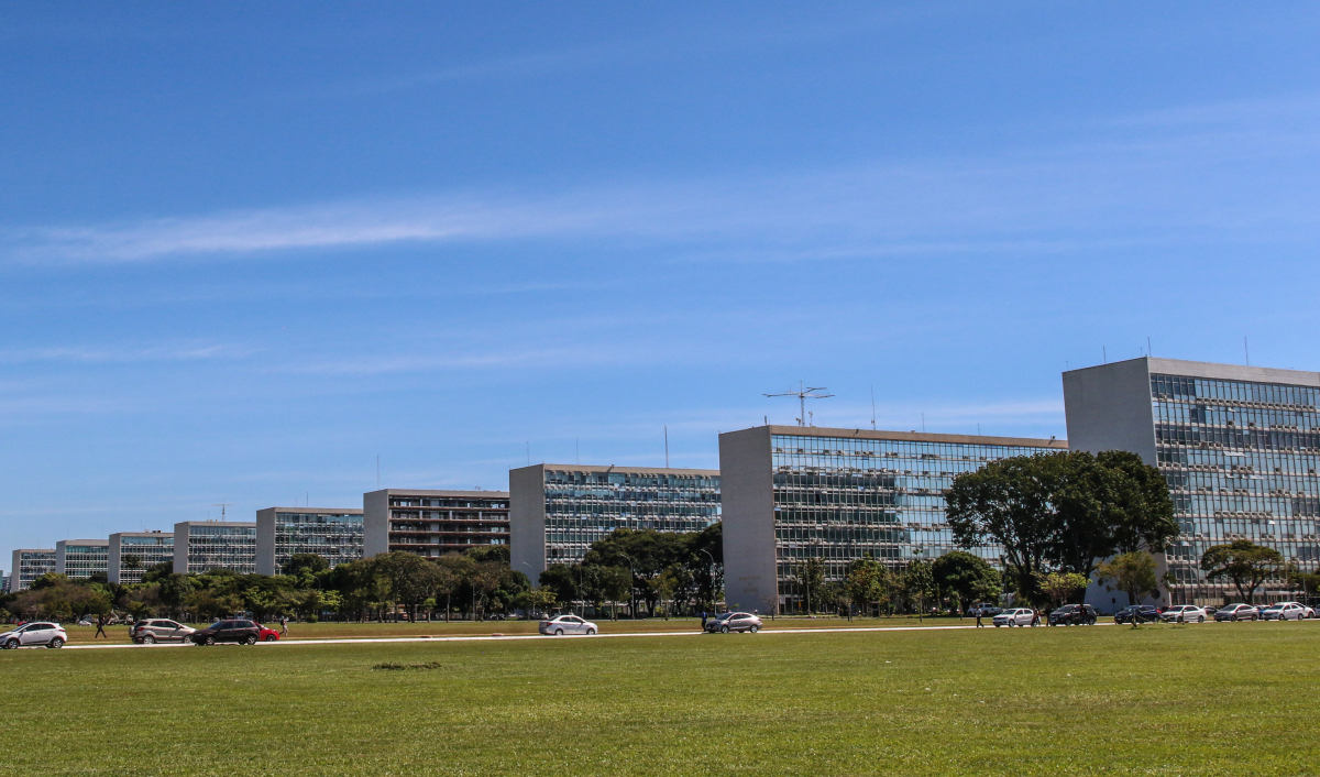 Esplanada dos Ministérios, em Brasília