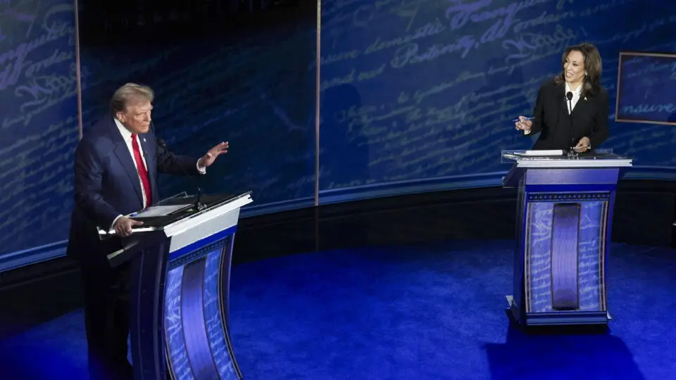 Debate presidencial entre Donald Trump e Kamala Harris