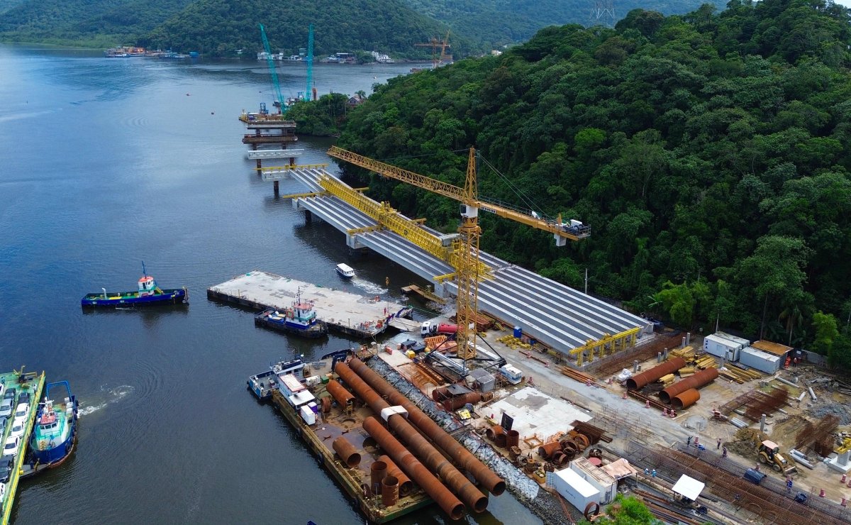 Ponte de Guaratuba (PR) terá 1.244 metros de extensão.