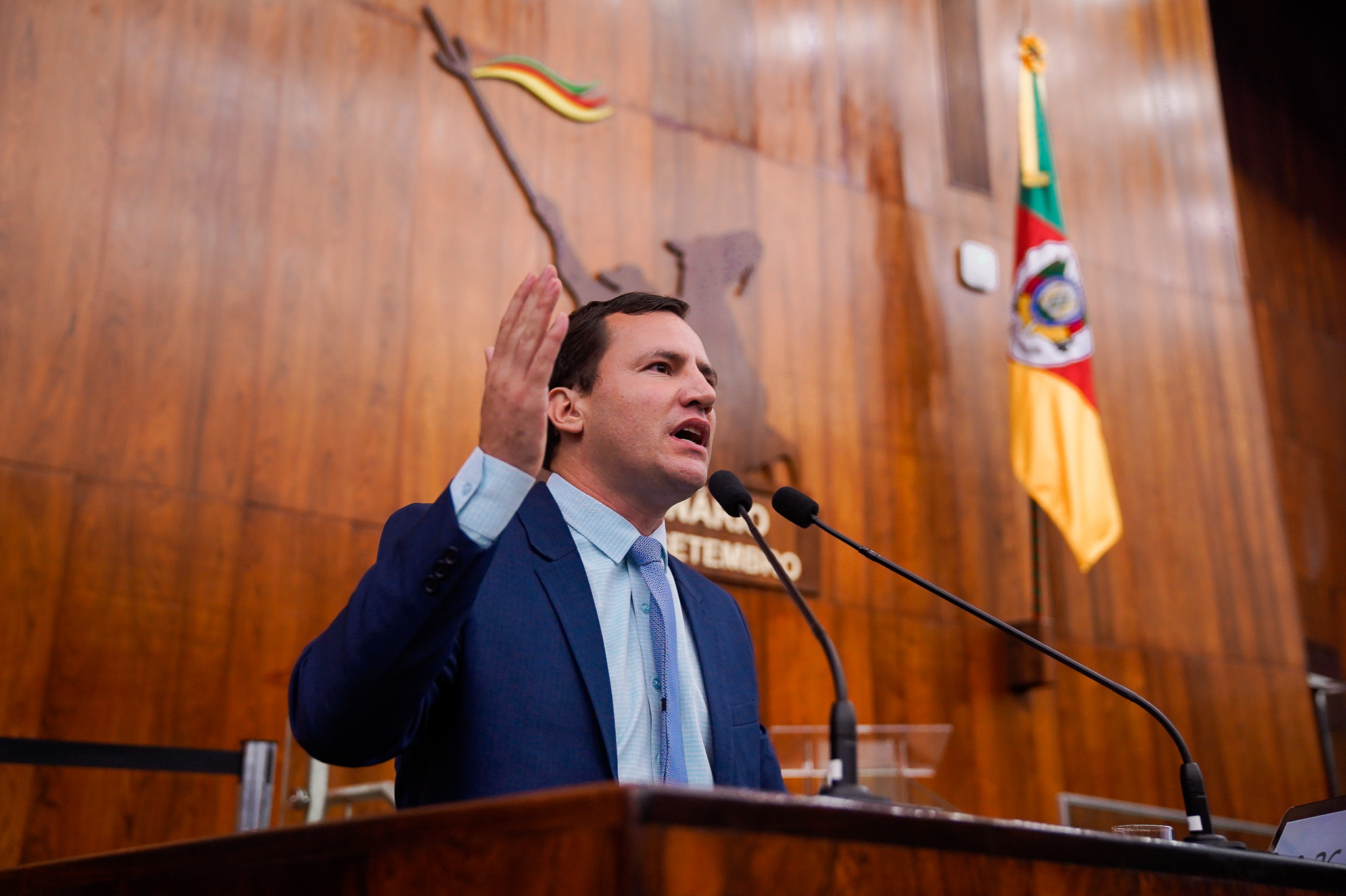 Projeto de autoria do deputado estadual Capitão Martim (Republicanos-RS) quer transformar abril em mês de repúdio contra invasões de terra.