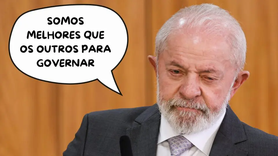 Lula sem autocrítica: "Somos melhores que os outros para governar"