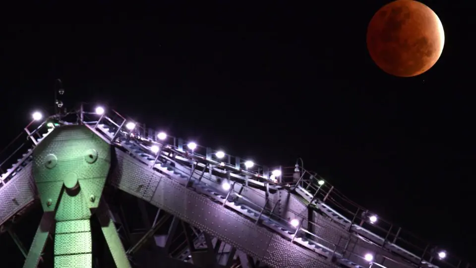 Eclipse lunar na Austrália