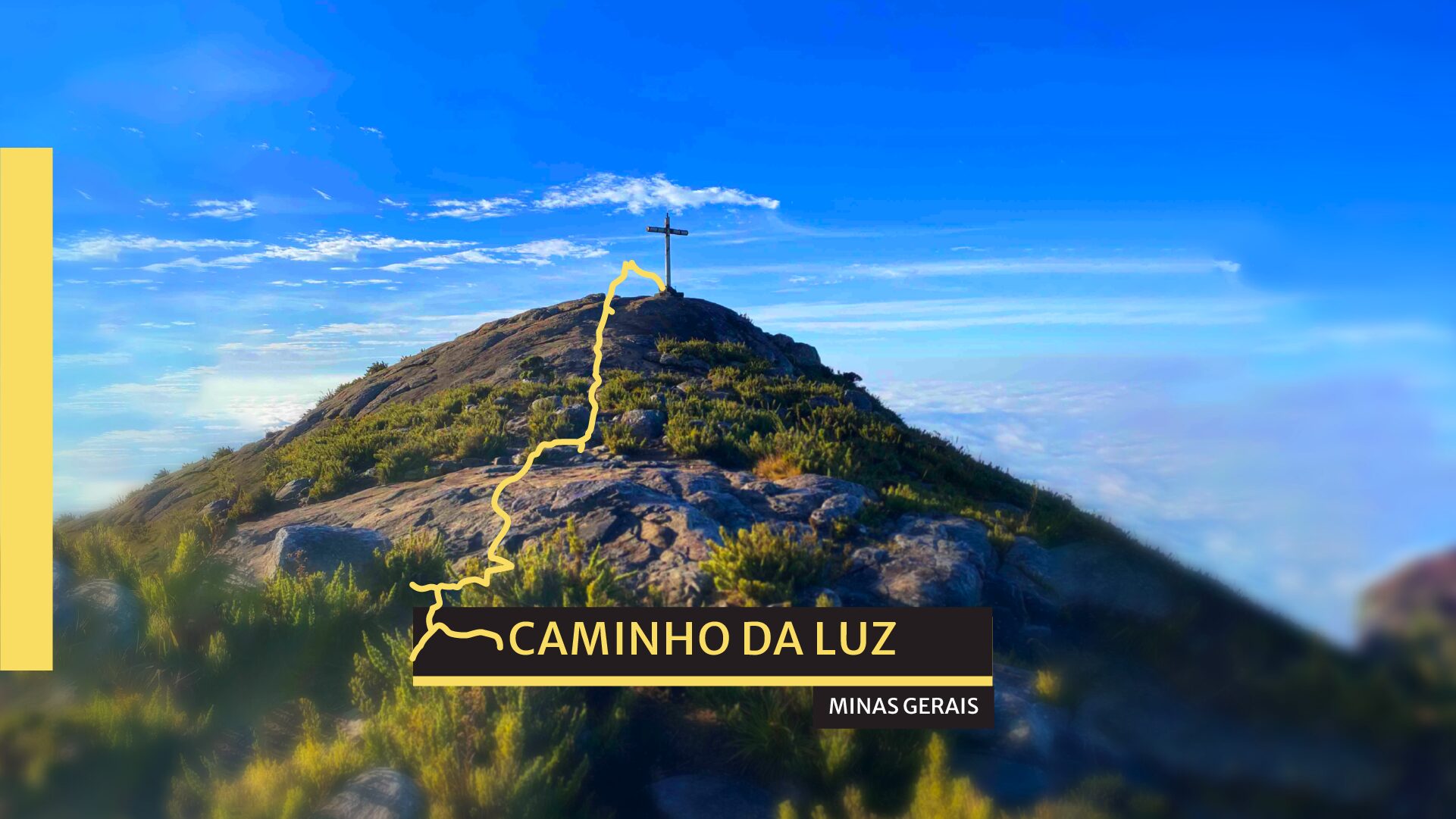 Caminho da Luz tem 195 quilômetros de extensão entre Tombos e o Pico da Bandeira.