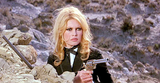 A atriz francesa em cena no faroeste &#8220;Shalako&#8221;, de 1968