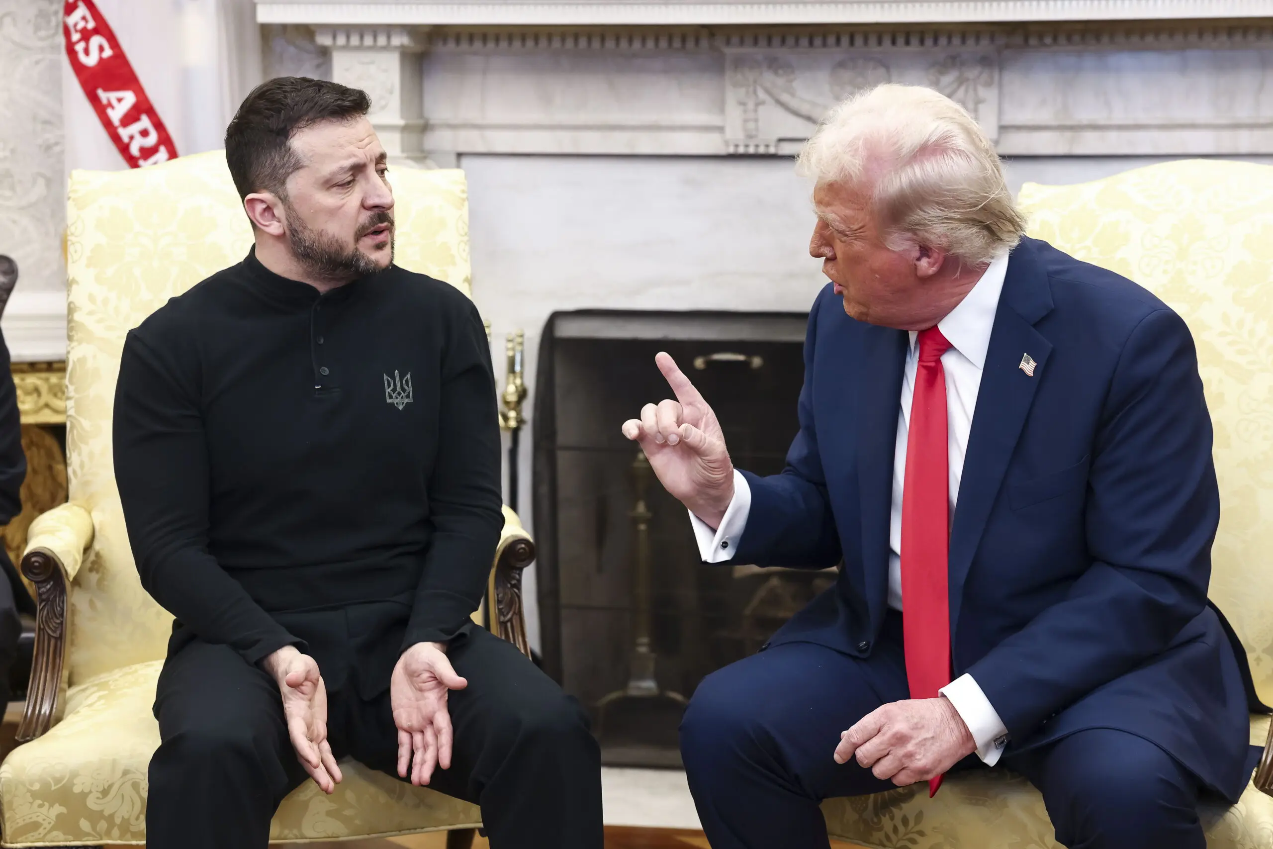 Trump afirmou nesta segunda que “não tolerará por muito mais tempo” a posição de Zelensky sobre um acordo de paz com a Rússia.