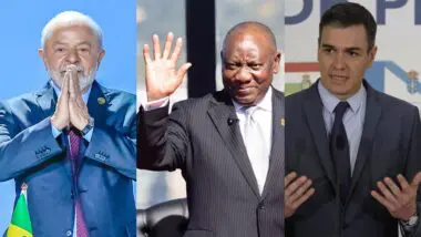 Lula, Cyril Ramaphosa e Pedro Sánchez, Sul Global, taxação, riqueza, Agenda 2030
