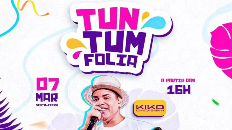 Divulgação do carnaval em Tuntum: cerveja bancada pela prefeitura.
