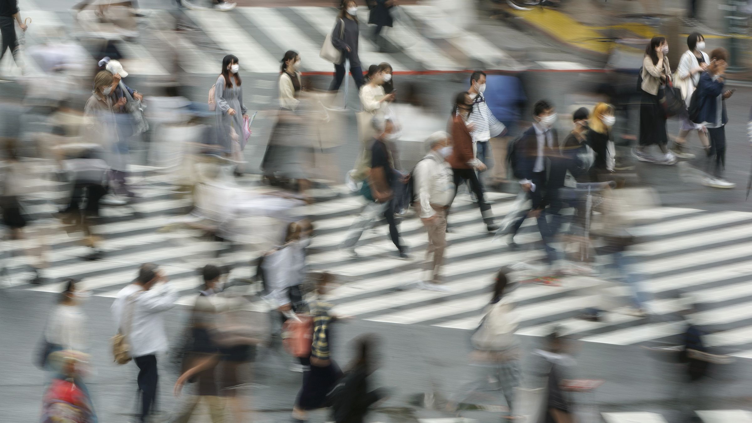 O famoso cruzamento de Shibuya, em Tóquio.
