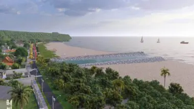 Engorda praia Guaratuba