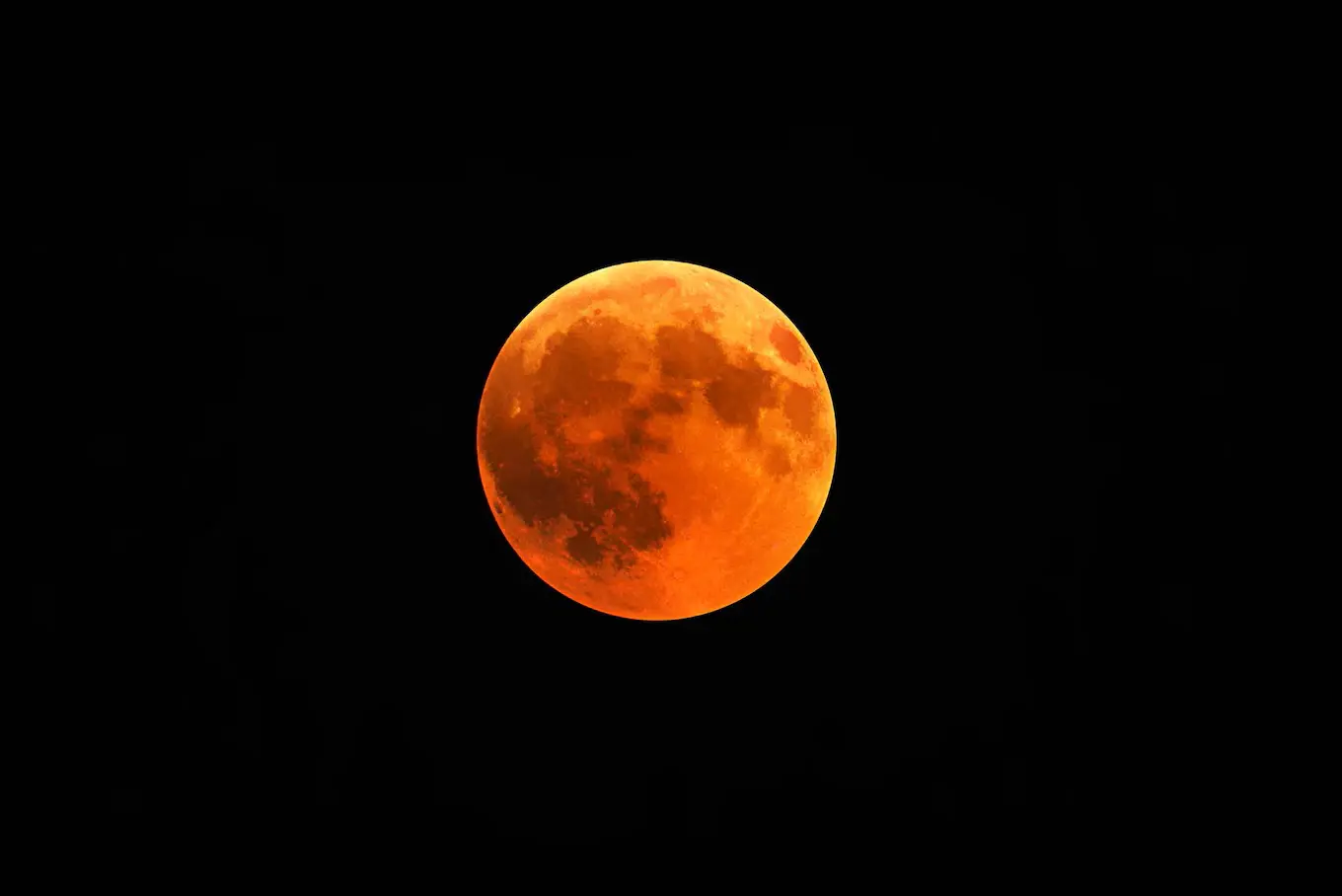 Eclipse lunar total - Lua de sangue