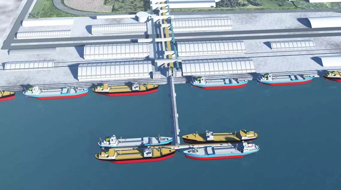 Novo píer em T no Porto de Paranaguá aumentará a capacidade de movimentação de cargas.