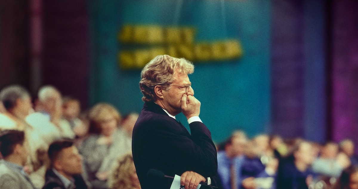 O apresentador Jerry Springer, que ficou no ar com seu programa entre 1991 e 2018
