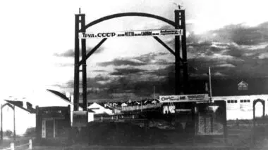 Gulag na cidade carvoeira russa de Vorkuta, que chegou a ter 28 mil prisioneiros em 1933.