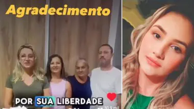 O vídeo de agradecimento foi publicado nas redes sociais dos advogados de defesa neste fim de semana