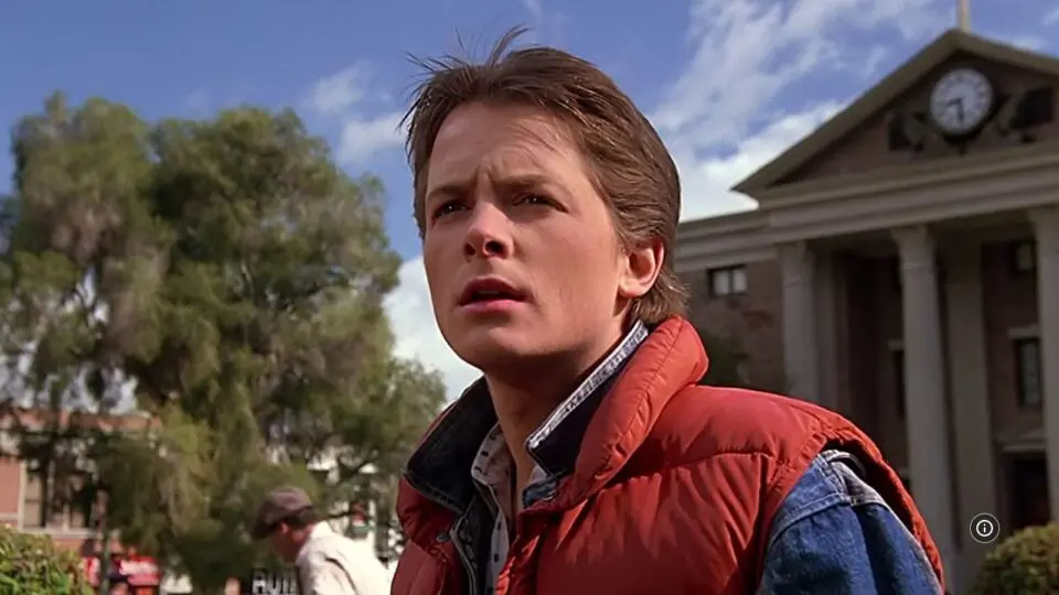 Michael J. Fox, que só entrou definitivamente para o filme no meio das filmagens
